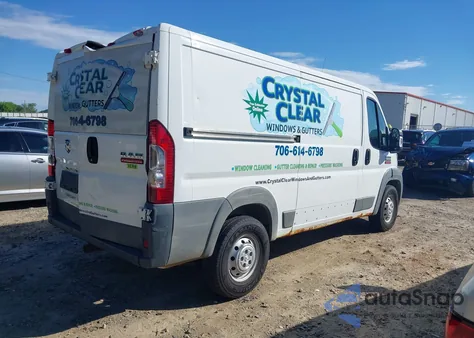 2014 Ram Promaster 1500 Low Roof из США, поврежденный, VIN 3C6TRVAG0EE108619